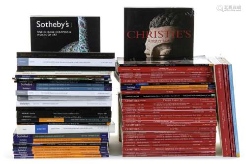 SIXTY FIVE ASIAN ART CATALOGUES; SOTHEBY'S & CHRIS…