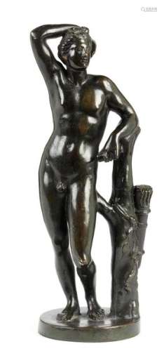 Bronze Standfigur des Apollo