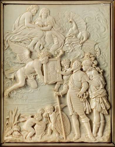 Relief auf die Ehe von Heinrich IV und Maria de Me…