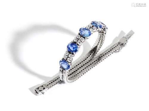 Saphir Brillantarmband