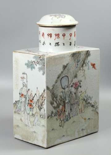 massive Chinese tea caddy, possibly 19th c.