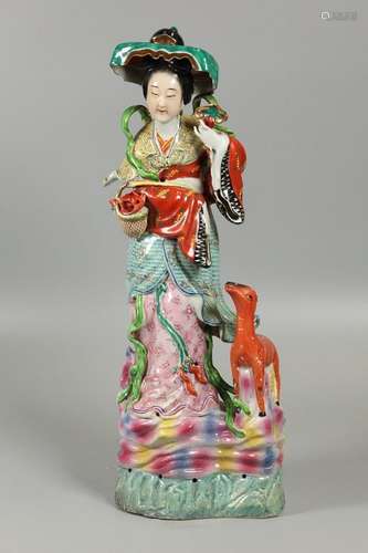 Chinese porcelain immortal, possibly Republican period