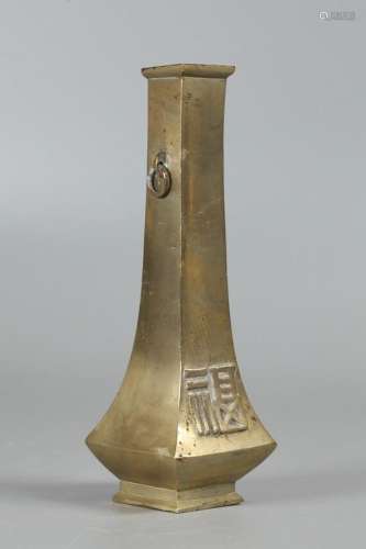 Chinese bronze vase, possibly 18th/19th c.