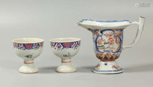 3 Chinese export porcelain wares, possibly 18th/19th c.