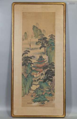 Chinese watercolor painting, possibly 19th c.