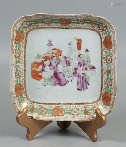 Chinese porcelain plate, 18th/19th c.