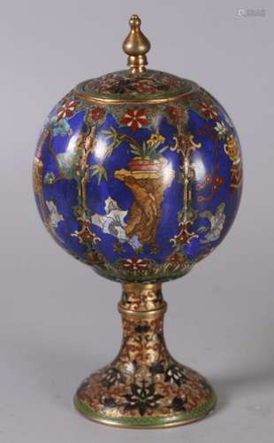 Chinese gilt cloisonne vessel, possibly Republican period