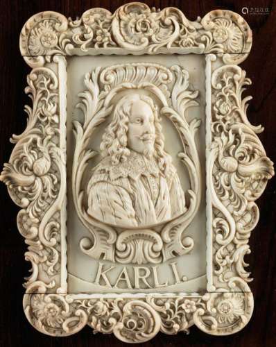 Elfenbeinrelief auf Charles I