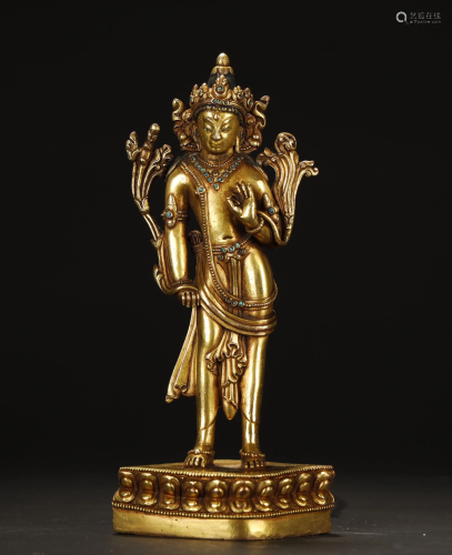 Old Collection, Gilt Bronze Buddha