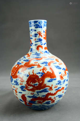 A Chinese Copper red Porcelain Vase