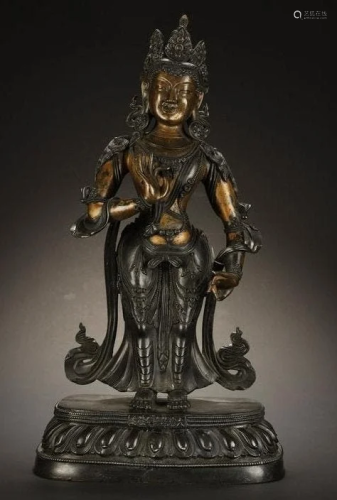 Qing Dynasty, Private Collection Bronze Buddha Statue