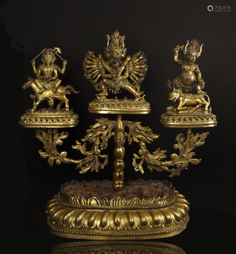 Gilt Bronze Buddha