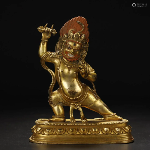 Gilt Bronze Buddha Statue