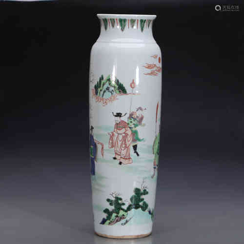 A Chinese Multicolored   Porcelain Vase