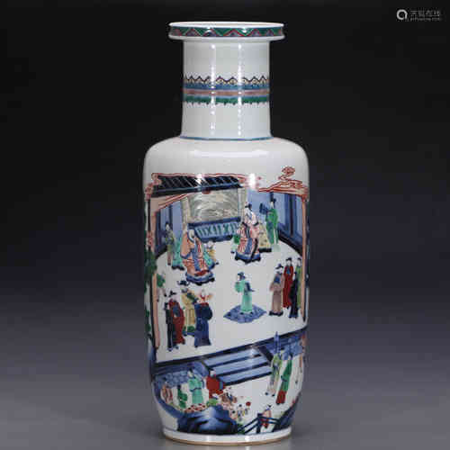 A Chinese Multicolored   Porcelain Vase