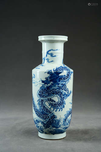 A Chinese Blue and White  Porcelain Vase