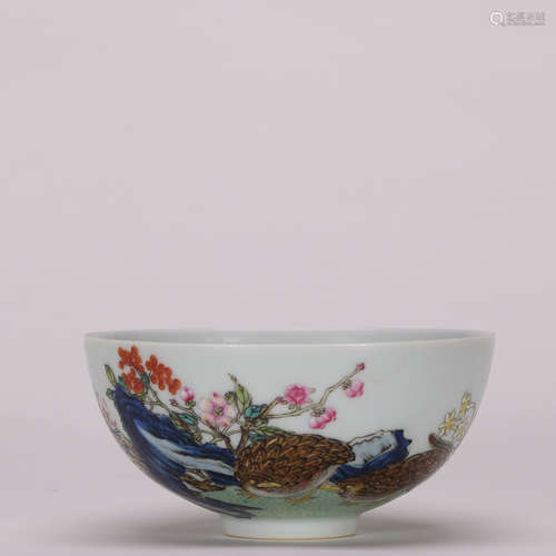 A Chinese Famille Rose Porcelain Bowl