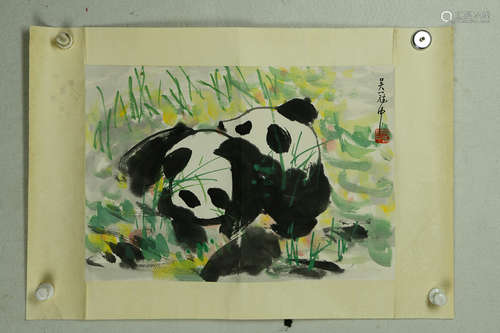 A Chinese Painting, Wu Guanzhong Mark