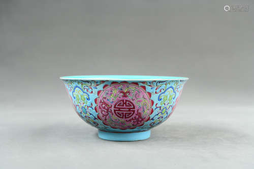 A Chinese Famille Rose Porcelain Bowl