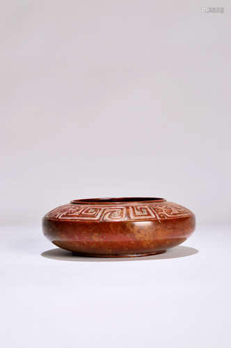 A Chinese Shoushan Stone Water Pot