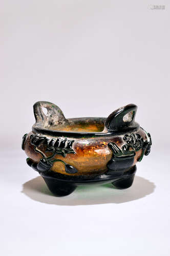 A Chinese Laquered Censer