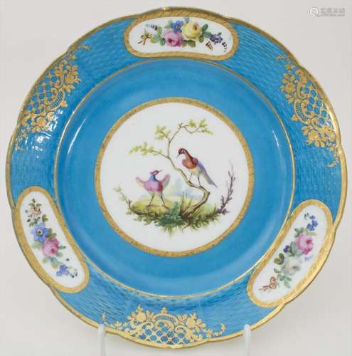 Teller / A plate, Sèvres, 19. Jh. Material: Porzellan,