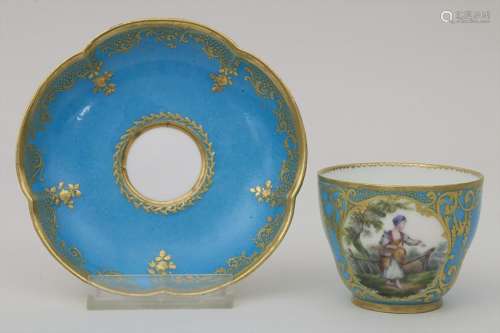 Tasse mit Unterschale / A tea cup and saucer, Sèvres,