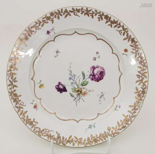 Teller / A plate, Frankenthal, um 1775 Material: