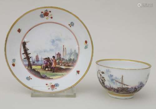 Koppchen mit Unterschale / A tea cup and saucer,