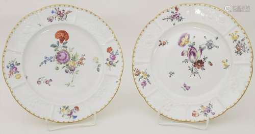 2 Teller / Two plates, Frankenthal, um 1771 Material: