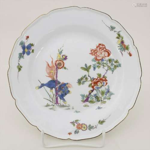 Barock-Indisch-Teller / A Baroque plate with 'Corean
