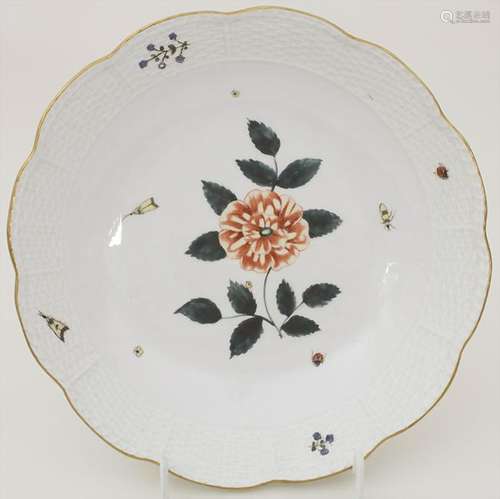 Teller / A plate,  Meissen, um 1755 Material: