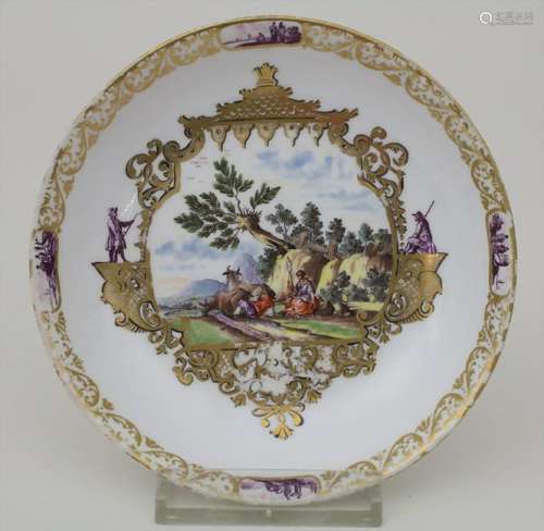 Barock Teller / A Baroque plate, Meissen, 1740-1750