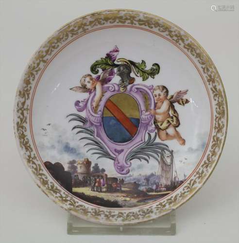 Barock Teller / A Baroque plate, Häuer, Meissen,