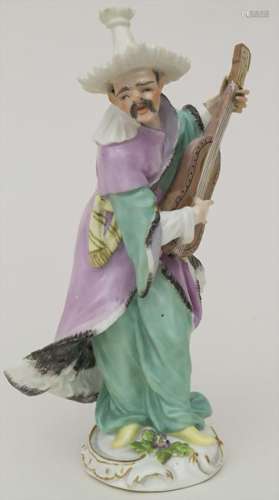 Malabar mit Mandoline / A figure of a Malabar with a