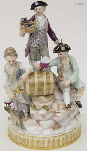 Die Weinlese / The grape harvest, Meissen, 19. Jh.