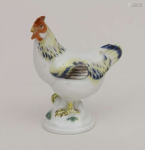 Ein Huhn / A hen, Meissen, 20. Jh. Material: Porzellan,