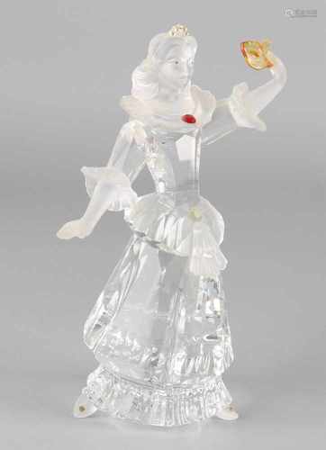 Swarosvski Columbine year 2000 piece from the series Masquerade. Carried out in clear crystal with