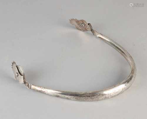 Silver bracket, 833/000, with clips, provided with engravings. MT .: unclear jl .: X 1882. Size