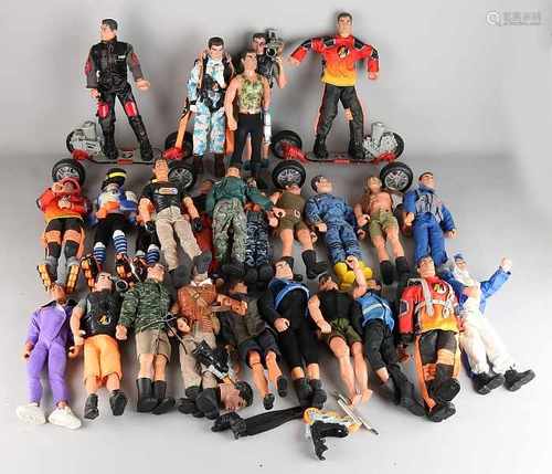 Large lot divers toys. Action figures. Second half 20th century. Size: 20-30 cm. In good condition.