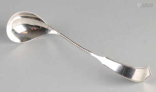 Antique 835/000 silver egg spoon. Partly twisted handle and lift a roll. Mr. Wed. A. Kuylenburg