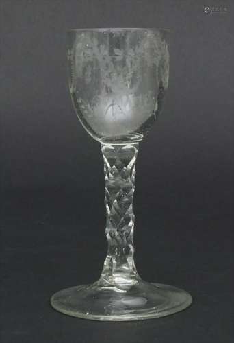 Kleines Barockglas / A small Baroque glass, deutsch,