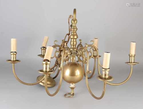 Antique chandelier in Baroque style. Circa 1900. Size: 50 x 65 cm. In good condition.