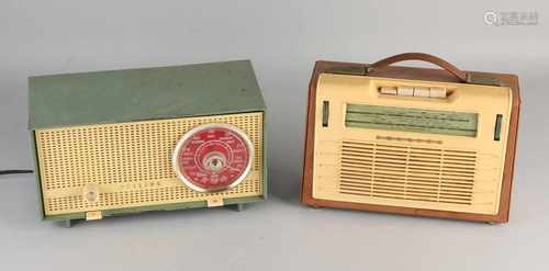 Two old Philips radio. 50-years. One times B1 x 92 A / 69. One times L3 T. x 71 not tested