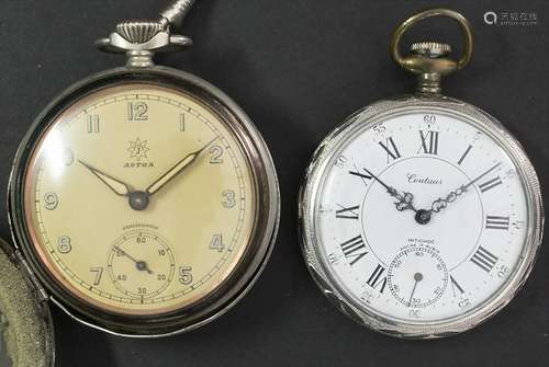 2 Taschenuhren / 2 pocket watches Taschenuhren: 2