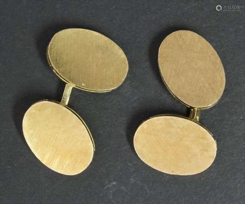 Paar Manschettenknöpfe / A pair of gold cufflinks