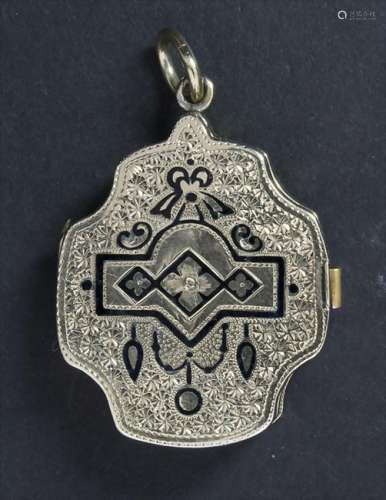 Amulett in Gold / An amulet in gold, 19. Jh. Material: