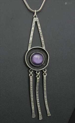 Designer Silber Collier / A designer silver necklace,