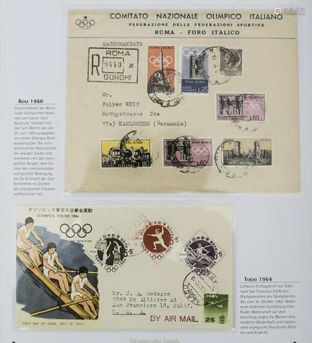 Briefmarken Themensammlung 'Olympische Spiele 1948 -