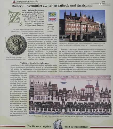 Briefmarken Themensammlung 'Die Hanse - Mythos des